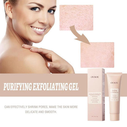 【B2】Exfoliating Gel , Facial Exfoliating Clean, Clean Pores Skincare Facial Scrub Gentle Hydrating Cleansing Cleanser