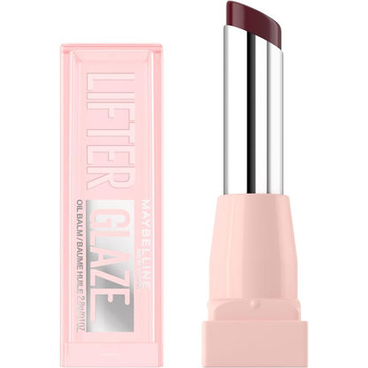 Lifter Glaze Oil Balm with Hyaluronic Acid and Hydrating Oil Blend, Lip Balm with 24Hrs of Smooth, Moisturizing Shine, Maybelline