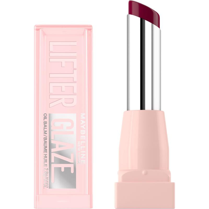 Lifter Glaze Oil Balm with Hyaluronic Acid and Hydrating Oil Blend, Lip Balm with 24Hrs of Smooth, Moisturizing Shine, Maybelline