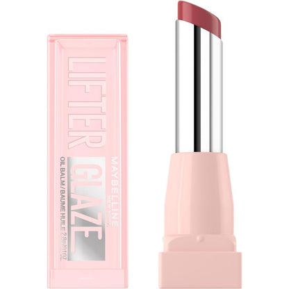 Lifter Glaze Oil Balm with Hyaluronic Acid and Hydrating Oil Blend, Lip Balm with 24Hrs of Smooth, Moisturizing Shine, Maybelline